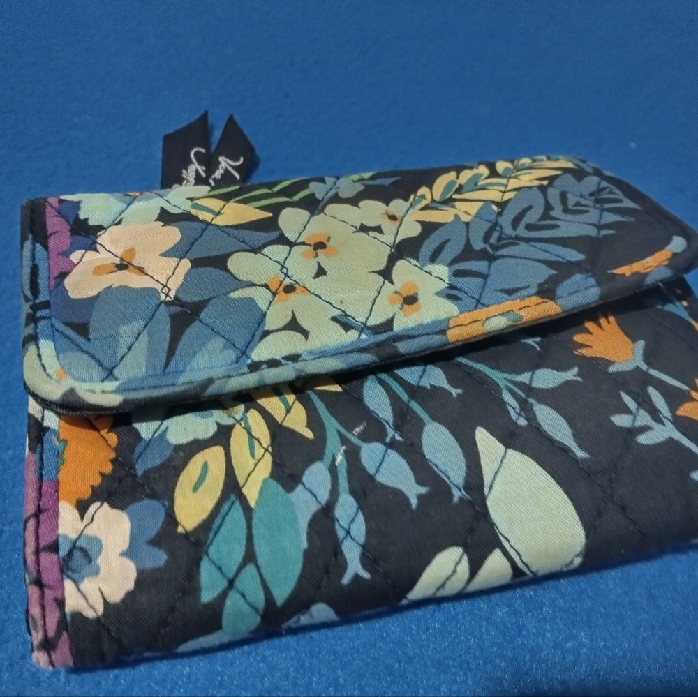 Vera Bradley Blue Floral Wallet